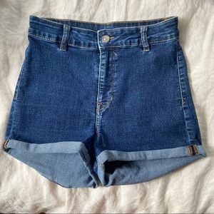 H&M High Waisted Jean Shorts